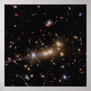 MAKS0647   Gravitationslinseneffekt   JWST Poster