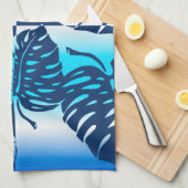 Makua Monstera Hawaiian Stripe Blend Küchentuch (Viertel Falte)