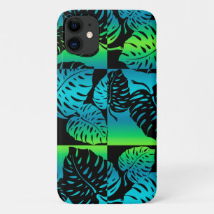 Makua Monstera Hawaiian Striped Blend Turq Case-Mate iPhone Hülle