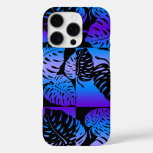 Makua Monstera Hawaiian Striped Lila iPhone 16 Pro Hülle