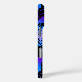 Makua Monstera Hawaiian Striped Lila Case-Mate iPhone Hülle (Rückseite / Rechts)