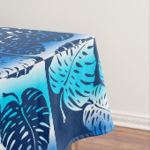 Makua Monstera tropische hawaiianische Streifenble Tischdecke (Beispiel)
