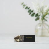 Makup Artist Mini Visitenkarte (Stehend Vorderseite)