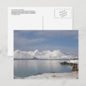 Makushin-Berge im Winter Postkarte (Vorne/Hinten)