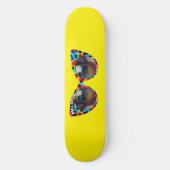 MAL ANTIE / Crazy Aunt Afrikaans humor Skateboard (Vorderseite)