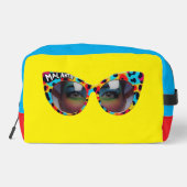 MAL ANTIE Crazy Aunt Afrikaanse Humor cosmetic bag Waschbeutel (Rückseite)