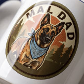 Mal Dad Coffee Tasse Belgischer Malinois Vater Mal