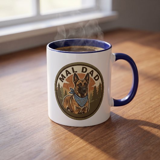 Mal Dad Coffee Tasse Belgischer Malinois Vater Mal