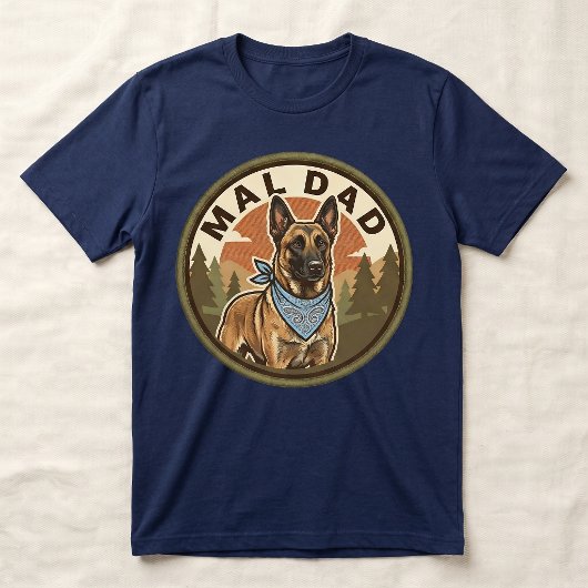 Mal Dad Tee | Belgischer Malinois Maligator Gesche