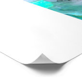 Mal-Delphin-Kuss Poster (Ecke)