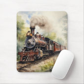 Mal Landschaft ein viktorianischer Zug Mousepad (Mit Mouse)