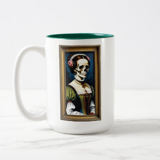Mal mich schön zweifarbige tasse