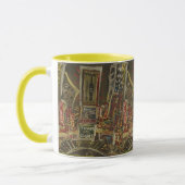 mal quadratisch gekrönt tasse (Links)