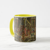 mal quadratisch gekrönt tasse (Vorderseite Links)