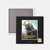 Mal sehen, ob sie es bemerkt. magnet (Vorderseite/Rückseite)