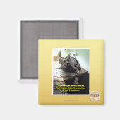 Mal sehen, ob sie es bemerkt. magnet (Vorderseite/Rückseite)