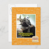 Mal sehen, ob sie es bemerkt. postkarte (Vorne/Hinten)