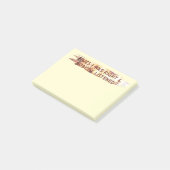 MAL WURDE ICH RECHT BEHALTEN POST-IT KLEBEZETTEL (angewinkelt)