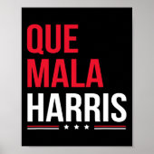 Mala Harris Anti Kamala Harris Joe Biden Border Pr Poster (Vorne)