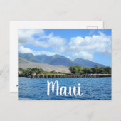 Mala Wharf in Lahaina Maui Postkarte (Vorne/Hinten)