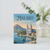 Malabo, Äquatorialguinea Postkarte (Stehend Vorderseite)