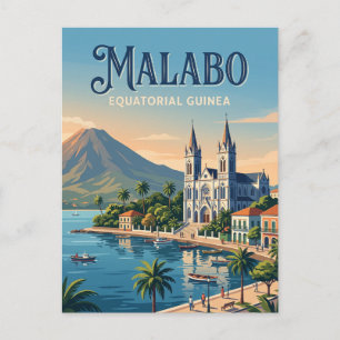 Malabo, Äquatorialguinea Postkarte