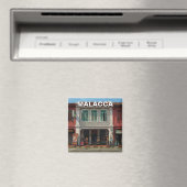 Malacca Heritage Shophouse Malaysia Magnet (In Situ (Geschirrspüler))