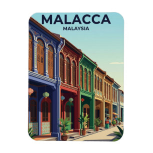 Malacca Heritage Shophouse Malaysia Magnet