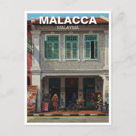 Malacca Heritage Shophouse Malaysia Postkarte