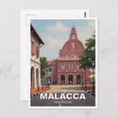 Malacca Malaysia Postkarte (Vorne/Hinten)