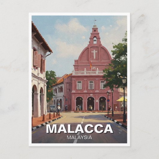 Malacca Malaysia Postkarte (Vorderseite)
