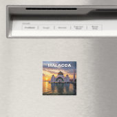 Malacca Straits Mosque Malaysia Magnet (In Situ (Geschirrspüler))
