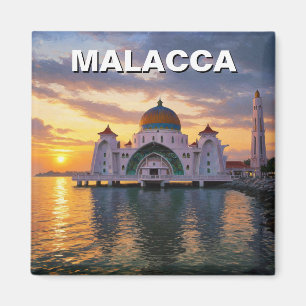 Malacca Straits Mosque Malaysia Magnet