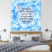 Malachi 4:2 Leinwanddruck (Insitu (Schlafzimmer))