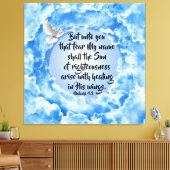 Malachi 4:2 Leinwanddruck (Insitu (Wohnzimmer))