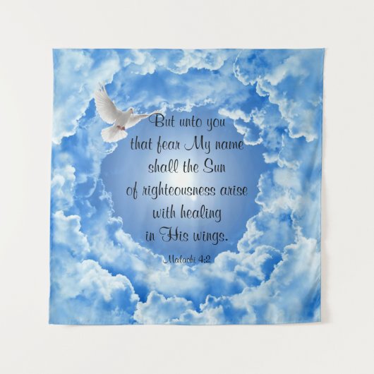 Malachi 4:2 wandteppich (Vorderseite)