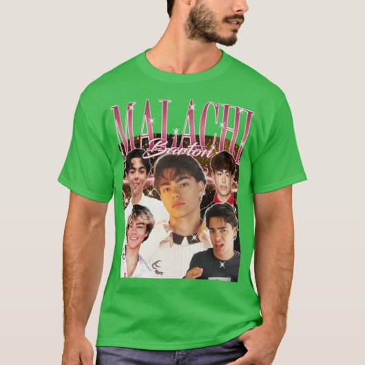 Malachi Barton Vintage Mädchen Junge T-Shirt (Vorderseite)