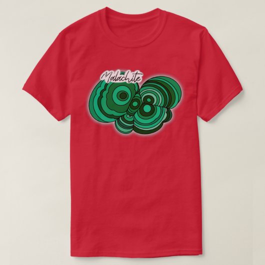 Malachit Cu2CO3OH2 T-Shirt (Design vorne)