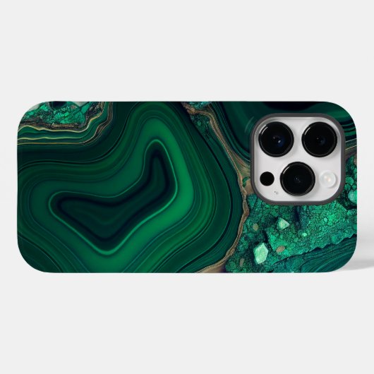 Malachit Cu6CO3(OH)2 Case-Mate iPhone Hülle (Rückseite (Horizontal))