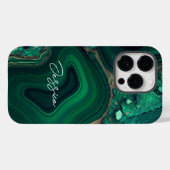 Malachit Cu6CO3(OH)2 Case-Mate iPhone Hülle (Rückseite (Horizontal))