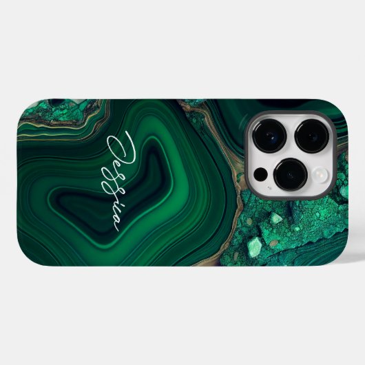 Malachit Cu6CO3(OH)2 Case-Mate iPhone Hülle (Rückseite (Horizontal))