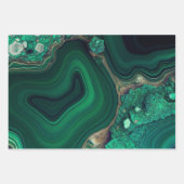 Malachit Cu6CO3(OH)2 Geschenkpapier Set (Vorderseite 2)