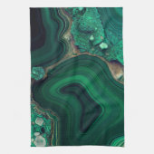 Malachit Cu6CO3(OH)2 Geschirrtuch (Vertikal)