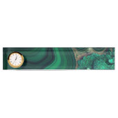 Malachit Cu6CO3(OH)2 Namensplakette (Vorderseite)