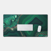 Malachit Cu6CO3(OH)2 Schreibtischunterlage (Tastatur & Maus)