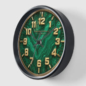Malachit-Dekorwanduhr Uhr (Winkel)