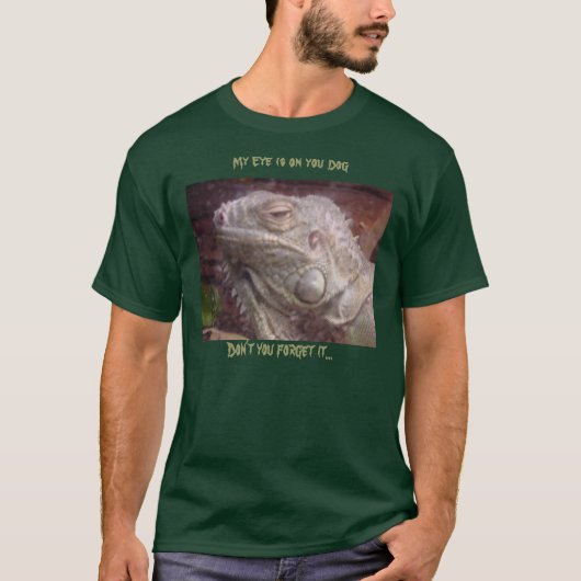 Malachit der Leguan T-Shirt (Vorderseite)