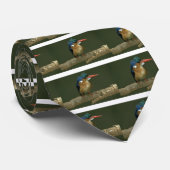 Malachit-Eisvogel Krawatte (Gerollt)