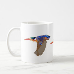 Malachit-Eisvogel-Tasse Kaffeetasse