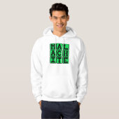 Malachit, grüne Farbe Hoodie (Vorne ganz)
